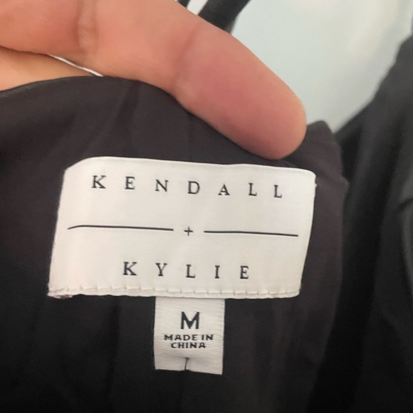 Kendall & Kylie Jenner Black Pleather Dress - Picture 3 of 3